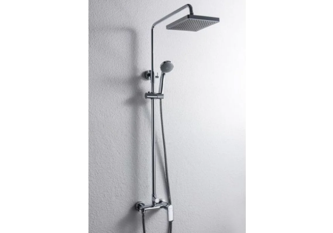 Приобрести opal душевая колонна со смесителем для душа (верхний душ квадратной формы) нов.арт f9125183cp-a4-rus