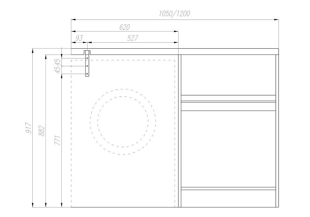 Приобрести тумба напольная с раковиной-столешницей акватон лондри 105 см 1a236001lh010;1a72223klh010, белый