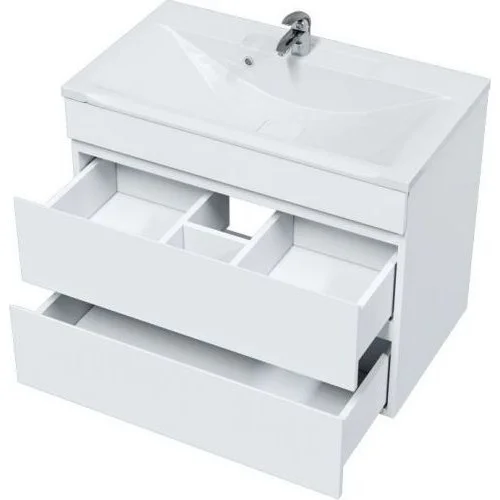 Приобрести mirsant тумба подвесная next 80\2 80 см с раковиной premier-80 ут000057260