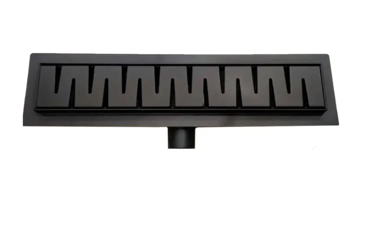 Приобрести трап tim bad468002bk 80 см, цвет черный, матовый