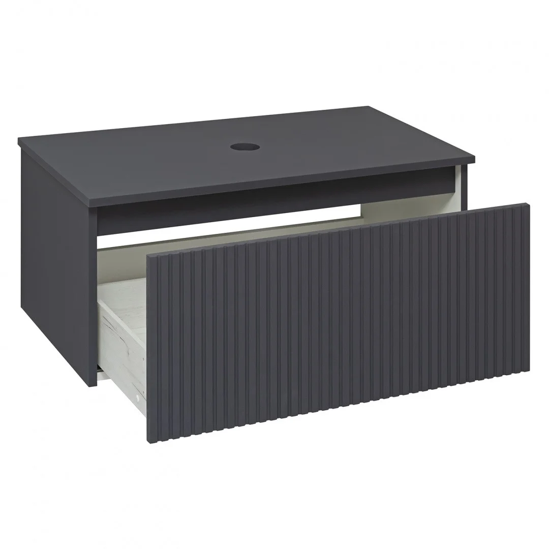 Приобрести aqua de marco тумба подвесная monaco 80см, графит