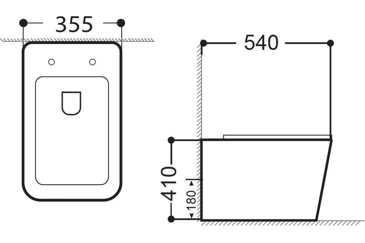 Приобрести aquanet унитаз приставной rimless tavr 2.0 f lx-1908