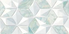 Декор настенный Alma Ceramica Nevada 50x24,9 голубой