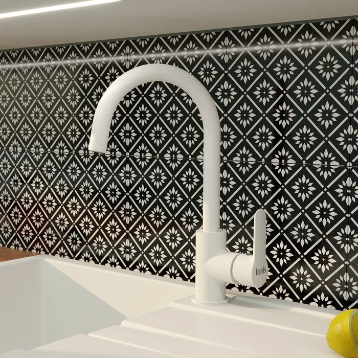 Приобрести iddis смеситель для кухни cuba 339,5мм, белый cu6wtj0i05