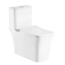 Azario Напольный унитаз-компакт Gressa, безободковый, c крышкой дюропласт. с микролифтом AZ-1111