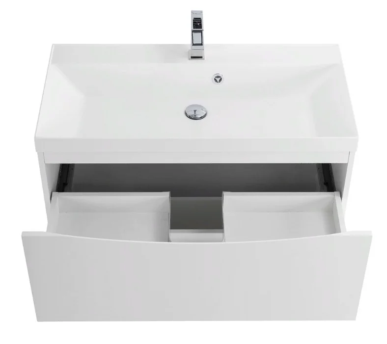 Приобрести тумба подвесная с раковиной belbagno marino-900-2c-pia-bl-p 90 см, белый