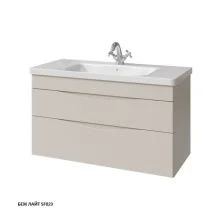 Caprigo Тумба с раковиной LENTO 100 см, светло бежевая