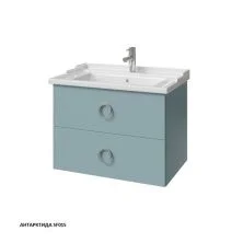 Caprigo Тумба с раковиной BRIGHTON 70 см, голубая, эмаль