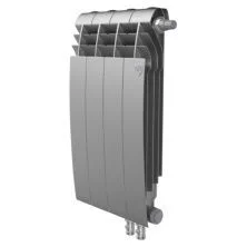 Royal Thermo Радиатор биметаллический BiLiner 500 /Silver Satin ( серебристый ) VR - 4 секц.