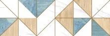 Плитка настенная Alma Ceramica Slash 200x600, цветной узор