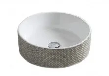 Раковина-чаша CeramaLux 40 см 78310, узор