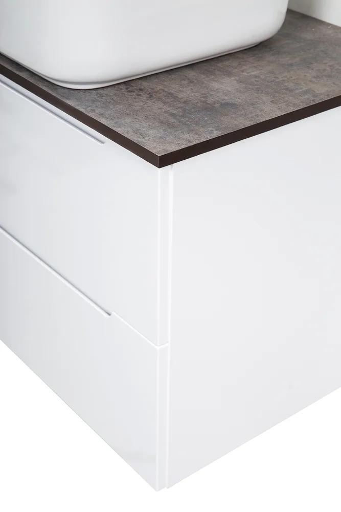 Приобрести belbagno тумба со столешницей etna 80 см, подвесная bianco lucido