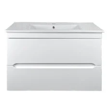 Loranto Тумба подвесная с раковиной Арфа 80/2 81х55 см, белая (CS00071933)