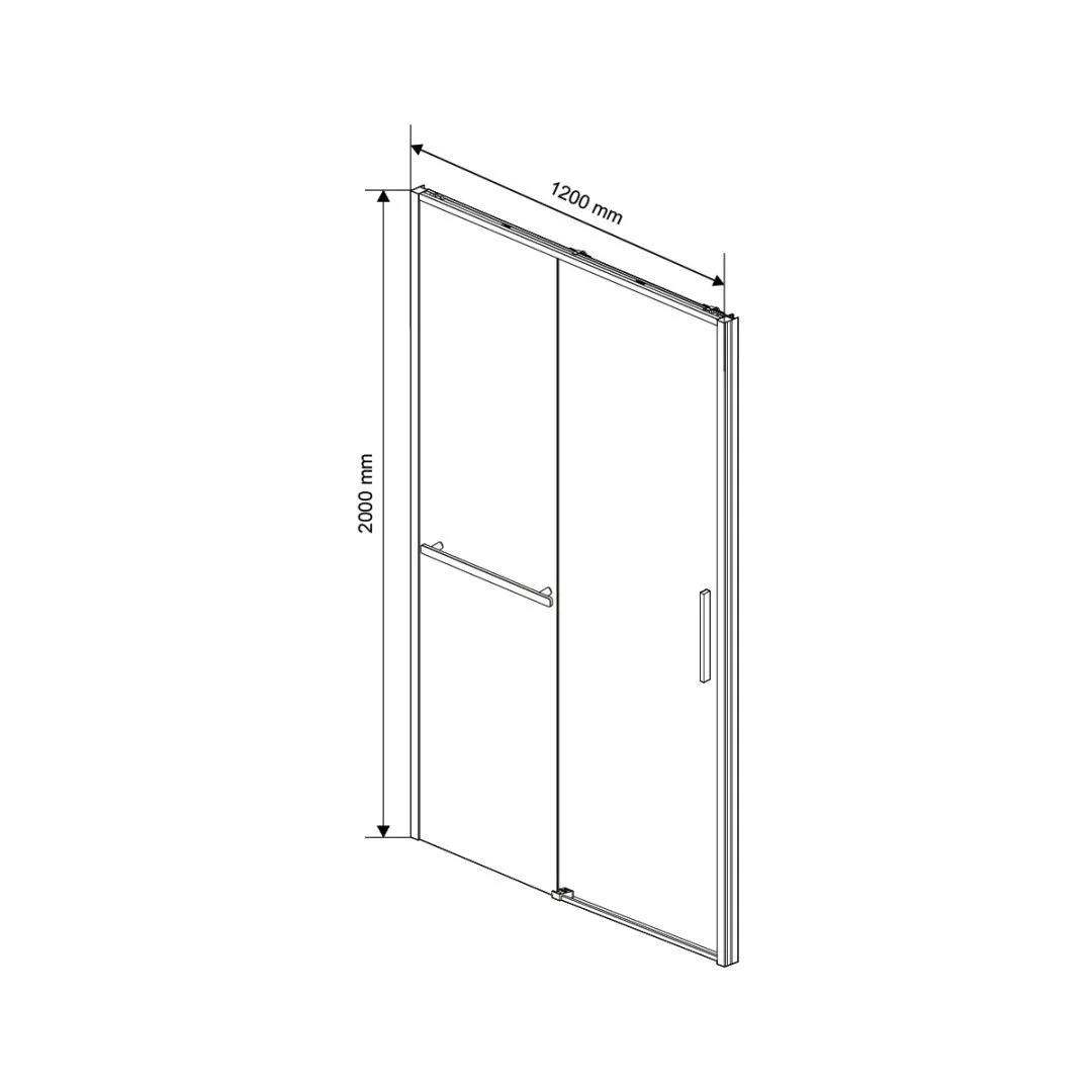 Приобрести vincea душевая дверь slim soft 120 см, прозрачное, хром vds-1ss120cl