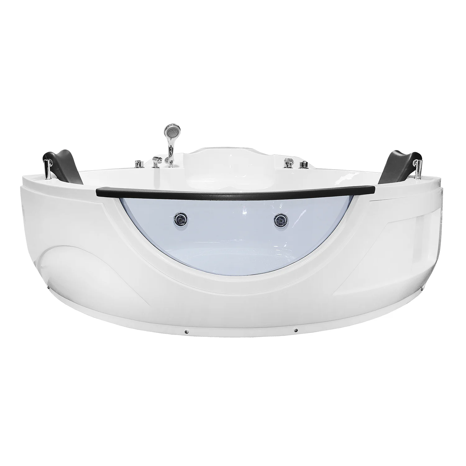 Приобрести loranto ванна акриловая с гидромассажем 155х155 см, белая, угловая, (cs-831n)