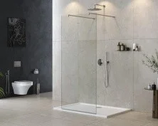 Cezares Душевая перегородка LIBERTA 100 см, хром LIBERTA-L-2-100-120-C-Cr