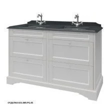 Caprigo Тумба с раковиной GREENWICH 160 см, белая, эмаль