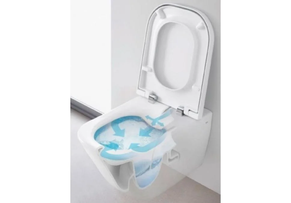 Приобрести подвесной безободковый унитаз roca gap clean rim 7.3464.7.l00.0