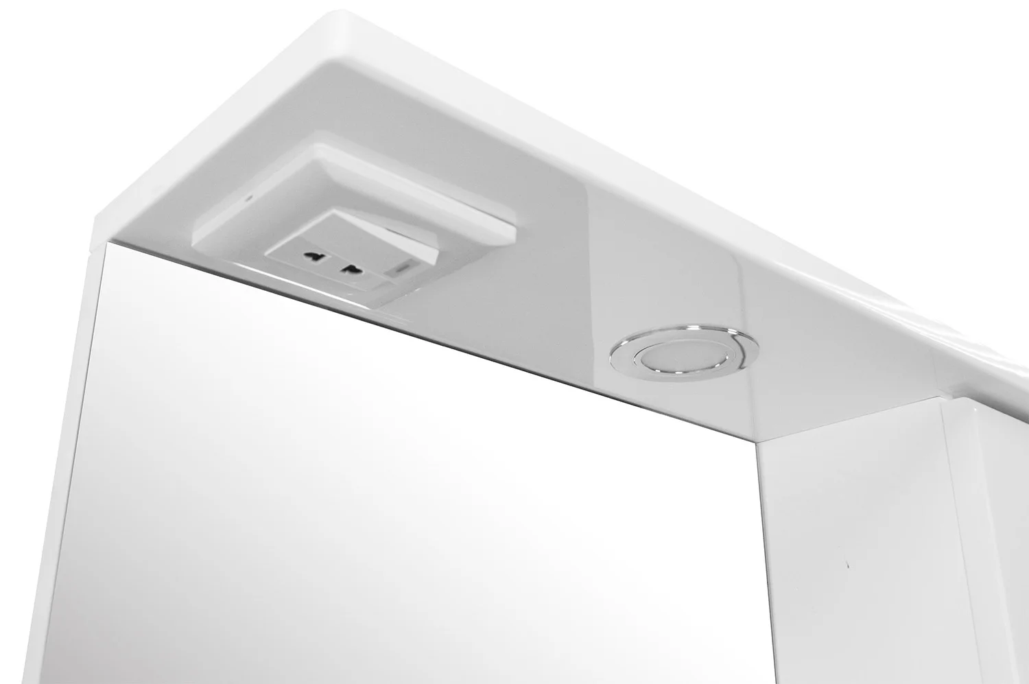 Приобрести loranto зеркало-шкаф karina 60 600х745х170 подвесной, с подсветкой, правосторонний, белый (cs00086509)