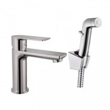 HAIBA Смеситель для раковины 158мм с гигиеническим душем, хром HB-12505