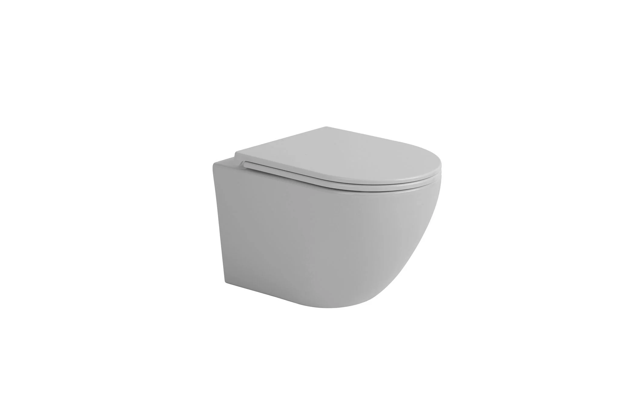 Приобрести sintesi подвесной безободковый унитаз evi серый матовый с крышкой-сиденьем дюропласт, микролифт