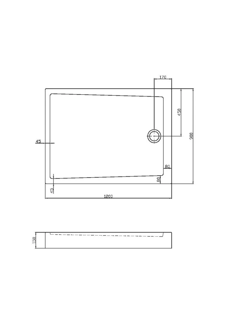 Приобрести vincea душевой поддон 90х120 см, прямоугольный, белый vst-3ar-9012