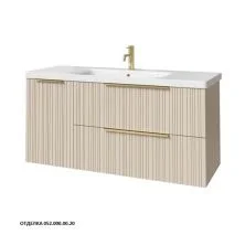 Caprigo Тумба с раковиной RAIN 120 см, левая, кремовая, эмаль