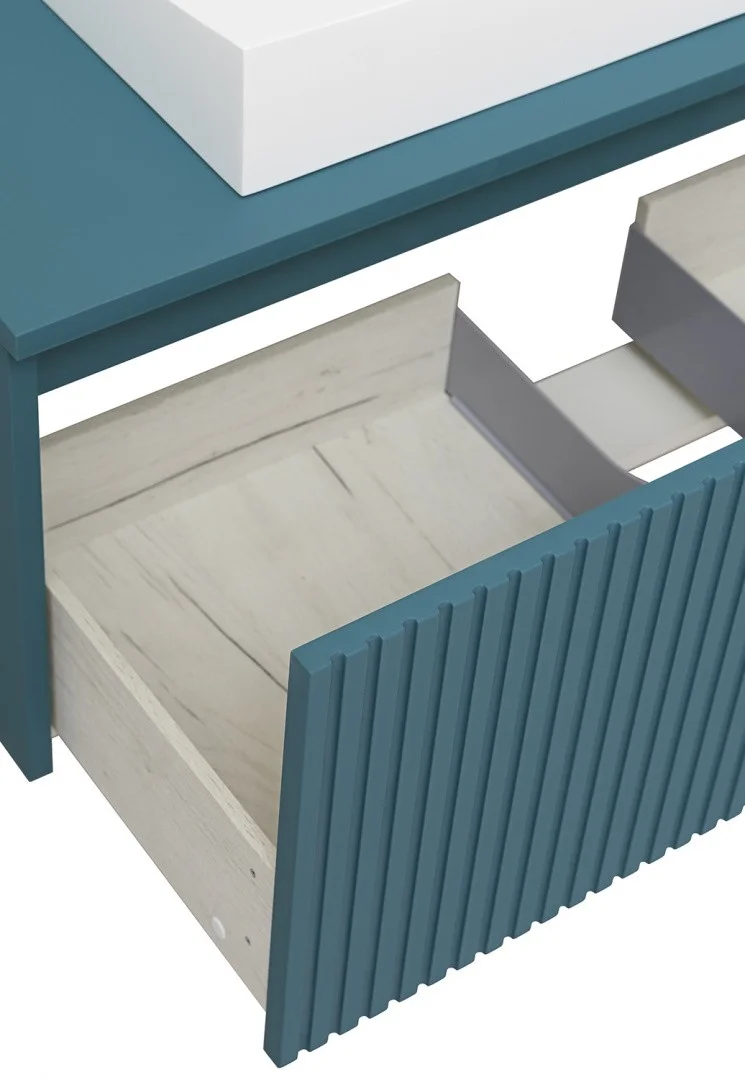 Приобрести aqua de marco тумба подвесная monaco 90см, аквамарин