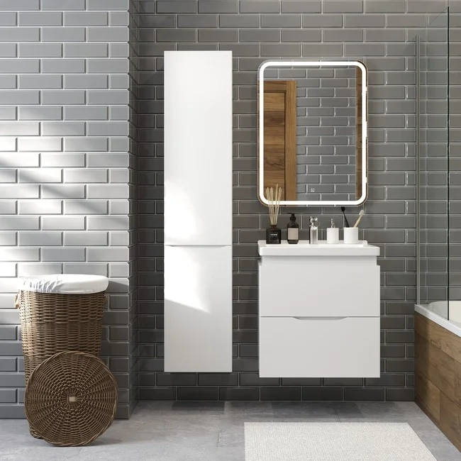 Приобрести briz тумба подвесная city 60 см, белая, т18-60