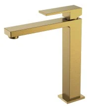 Boheme Смеситель для раковины Qubic Bronze,высокий 472-BR