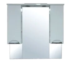 Loranto Зеркало-шкаф Стиль 100, 100х102,5 см, белое (CS00030426)