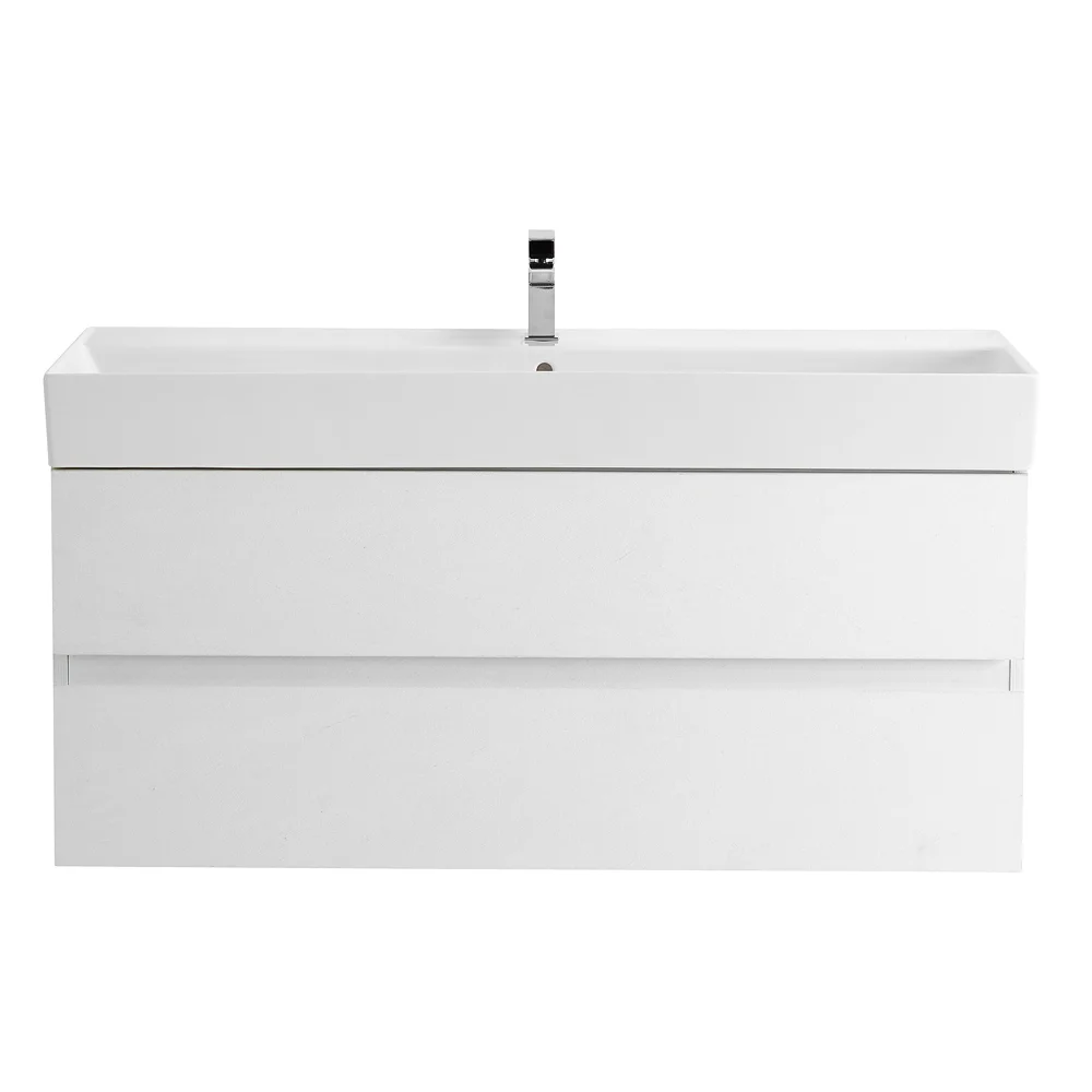 Приобрести cezares тумба подвесная с раковиной molveno 46 120 см bianco ghiaccio, белая molveno 46-120-2c-so-bg