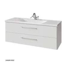 Caprigo Тумба с раковиной подвесная Accord 120 см, белая 2215-SF027