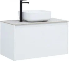 Aquanet Тумба со столешницей Nova Lite 90 см, белая (1 ящик)