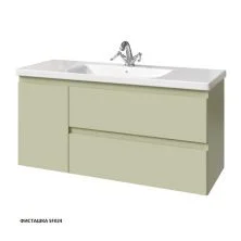 Caprigo Тумба с раковиной FORTE 120 см, левая, фисташка