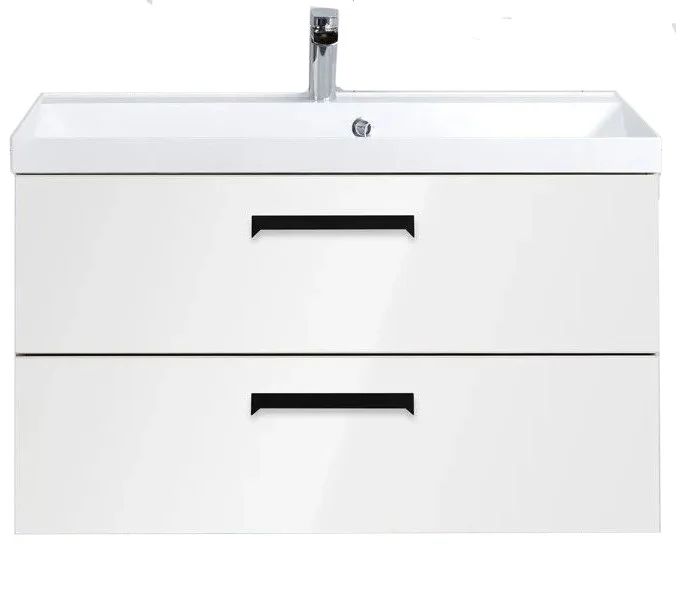 Приобрести тумба подвесная с раковиной belbagno aurora-900-2c-so-bl 90 см, bianco lucido