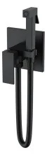 Boheme Смеситель гигиенический Qubic Matt Black 477-B