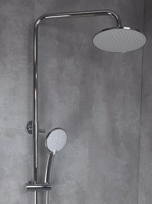 Приобрести душевая система vieir camomilla 1500 мм, белый\хром v283562f