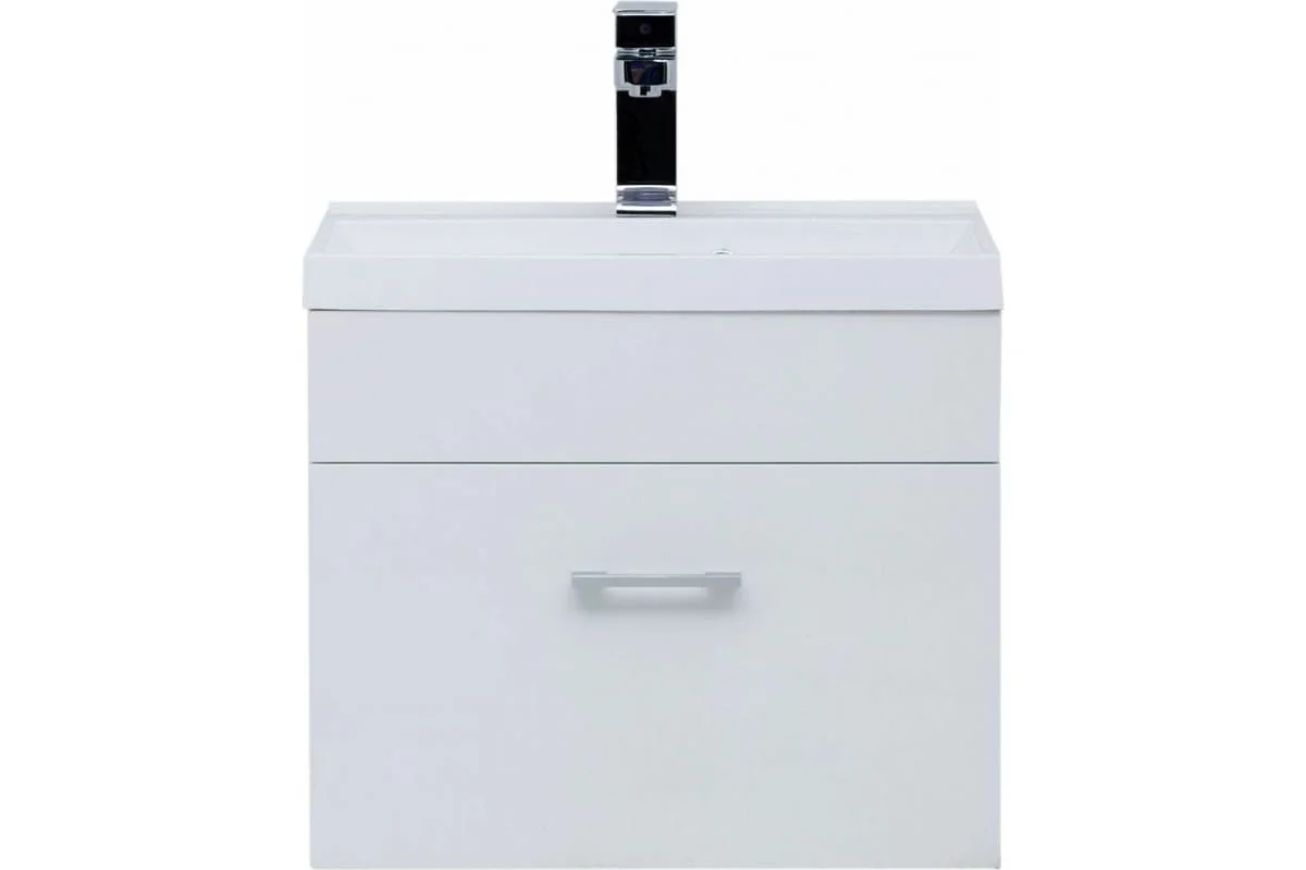 Приобрести aquanet тумба с раковиной нота 50 см, белая