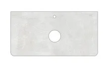 Mirsant Столешница Grey Light 100 см, светло серая УТ000068961