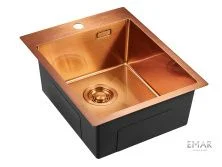 Emar Кухонная мойка 41х51 см, медь EMB-128A PVD EMB-128A PVD Nano Coppery