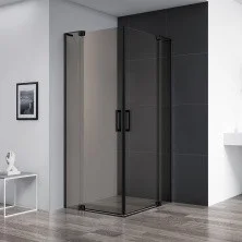 Cezares Душевое ограждение SLIDER 70х70 см, бронза\черный SLIDER-A-2-70/80-BR-NERO