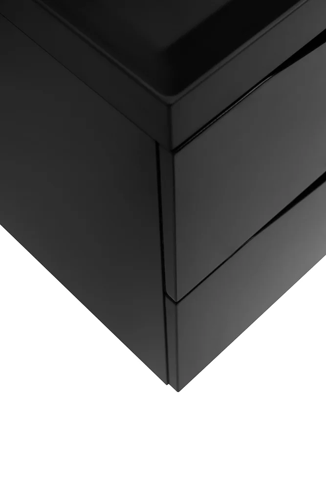 Приобрести belbagno тумба с раковиной marino 90 см, подвесная nero lucido, чёрная раковина