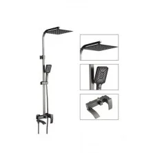 Gappo Душевая система G2407-9, с изливом, оружейная сталь