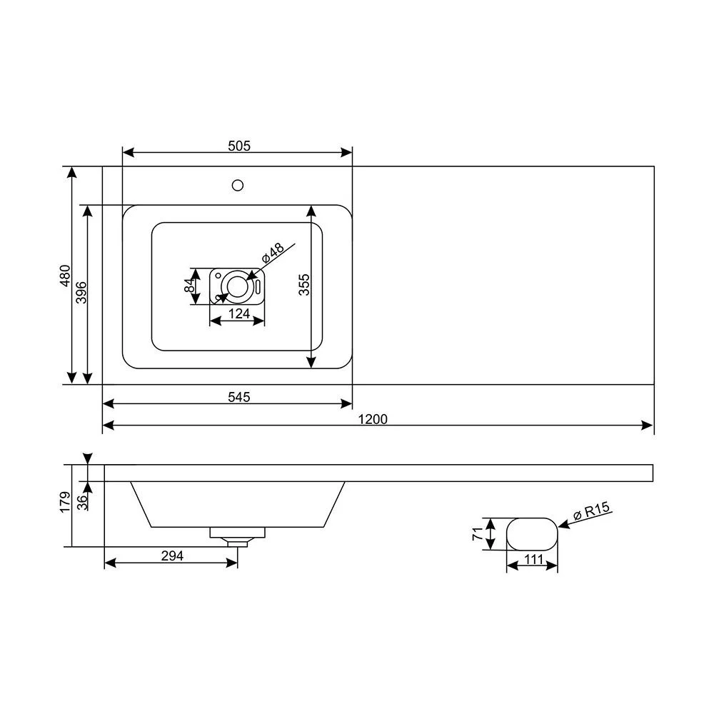 Приобрести mirsant раковина столешница fly 120 см, над стиральной машиной, белая, правая ут000051108