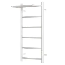 Полотенцесушитель электрический Point 400х800 Афина с полкой П5, белый PN04848PW