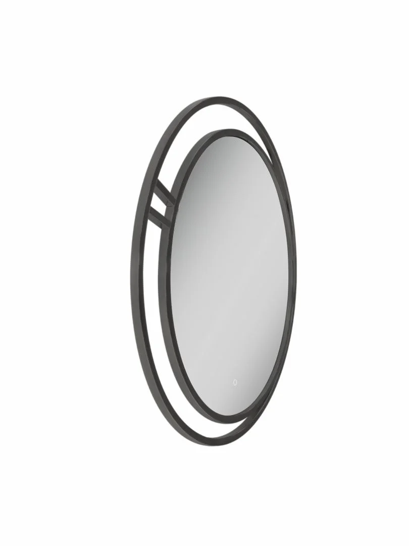 Приобрести continent зеркало с подсветкой marlene 70х70 см, сенсорный включатель, серое