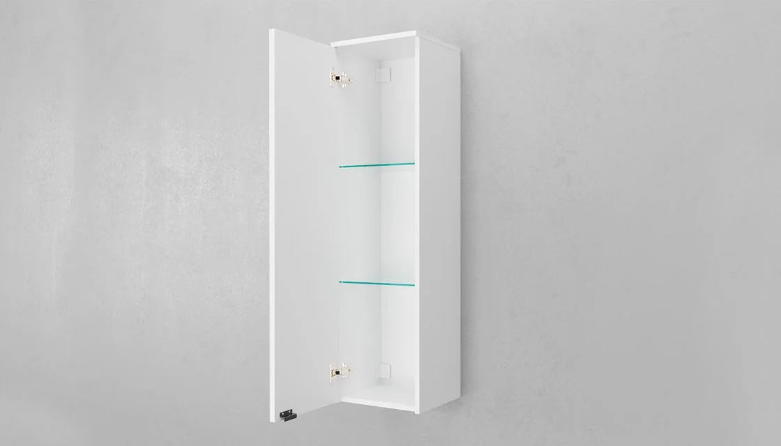 Приобрести пенал подвесной velvex unit 120, зеркало наруж., белый глянцевый, ppuni.120.zn-47.223