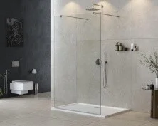 Cezares Душевая перегородка LIBERTA 115 см, хром LIBERTA-L-2-115-C-Cr