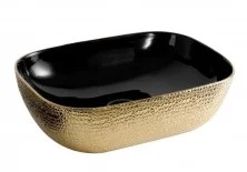 Раковина-чаша CeramaLux 45 см D1333H022, золото